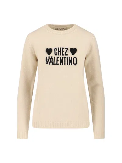 VALENTINO LOGO SWEATER