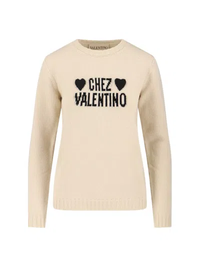 VALENTINO LOGO SWEATER