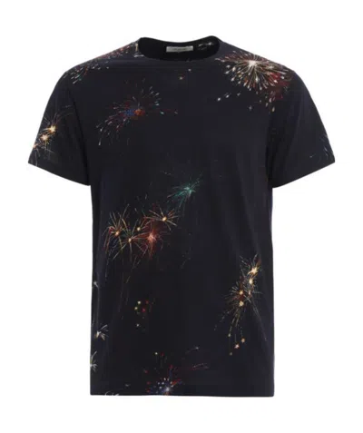 Valentino Logo T-shirt In Black