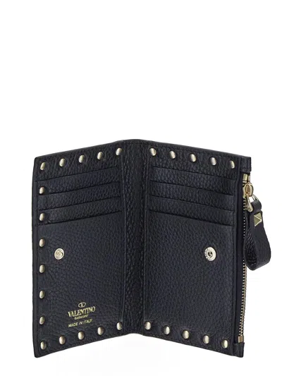 Valentino Garavani Logo Wallet In Black