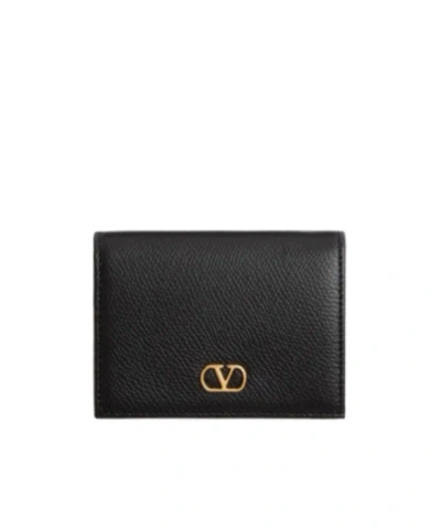 Valentino Garavani Logo Wallet In Black