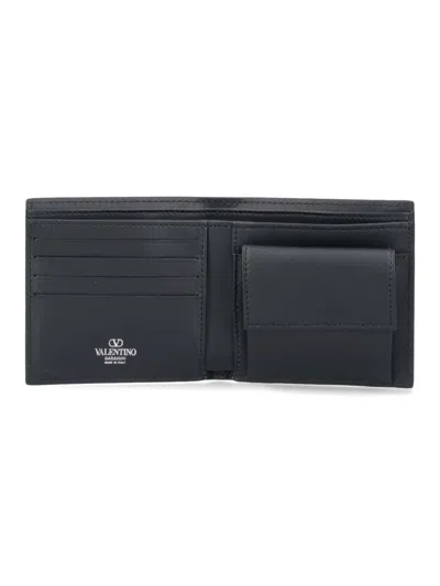 Valentino Garavani Logo Wallet In Black