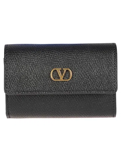Valentino Garavani Logo Wallet In Black