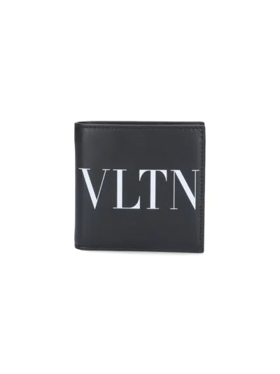 Valentino Garavani Logo Wallet In Black  