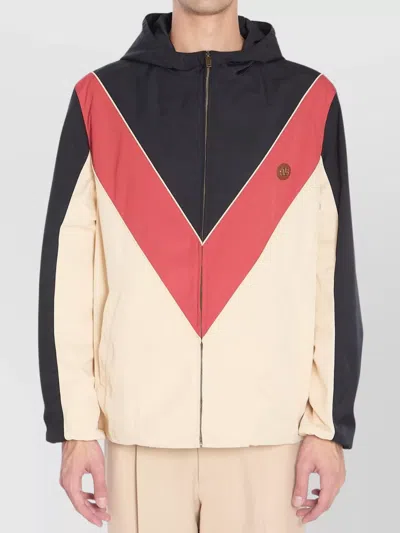 VALENTINO LOGO WINDBREAKER WITH HOOD AND POCKETS
