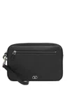 Valentino Logo Zip-top Clutch Bag