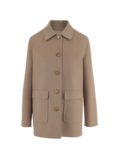 Valentino Garavani Virgin Wool Cashmere Flannel Blazer In Neutral