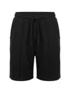 Valentino Logo-embroidered Drawstring Shorts In Multi