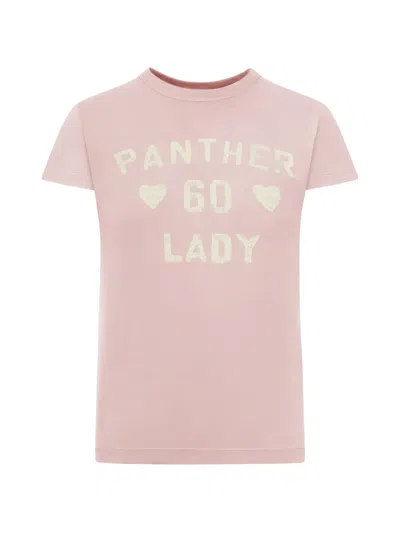 Valentino Garavani Printed Cotton T-shirt Clothing In Pink