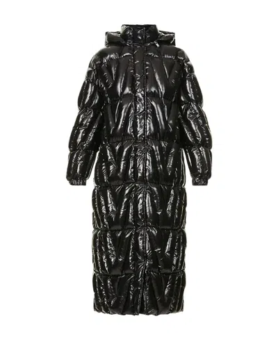 Valentino Long Quilted Cotton Suit In Black