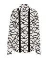 Valentino Long-sleeve Blouse In White