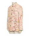 Valentino Long Sleeve Casual Jacket In Pink