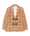 Valentino Jacquard Jacket In Nude