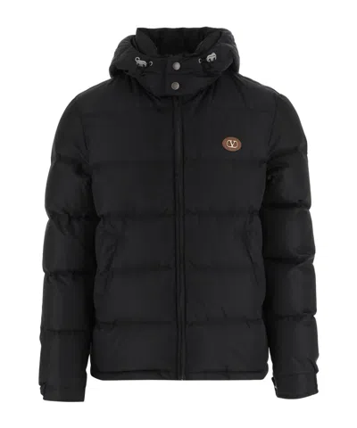VALENTINO QUILTED HOODED JACKET