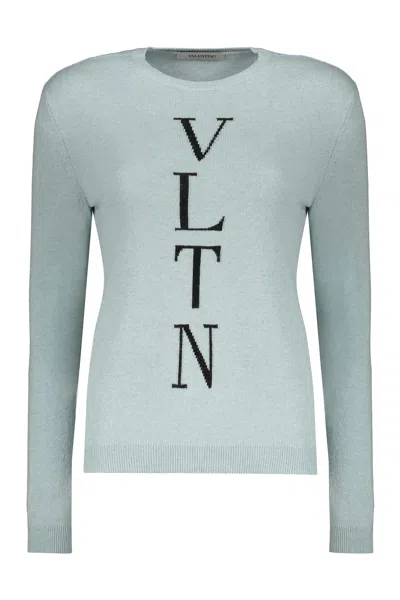 VALENTINO LONG SLEEVE CREW-NECK SWEATER