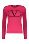 VALENTINO LONG SLEEVE CREW-NECK SWEATER