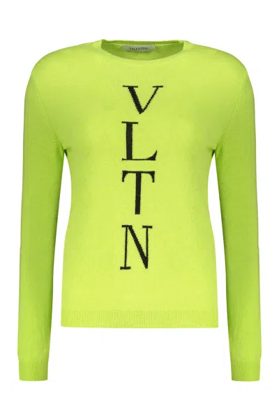 VALENTINO LONG SLEEVE CREW-NECK SWEATER