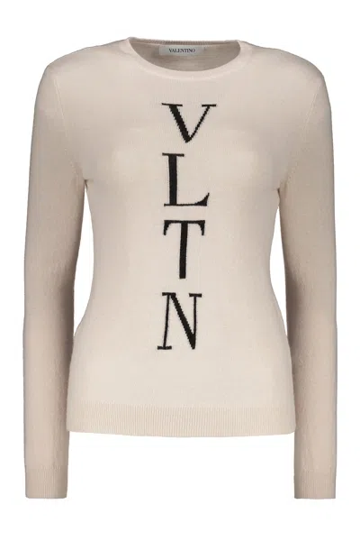 VALENTINO LONG SLEEVE CREW-NECK SWEATER