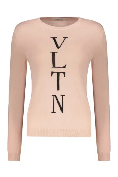 VALENTINO LONG SLEEVE CREW-NECK SWEATER