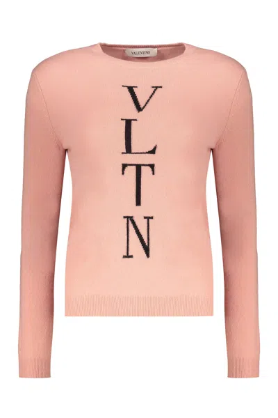 VALENTINO LONG SLEEVE CREW-NECK SWEATER