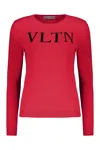 VALENTINO LONG SLEEVE CREW-NECK SWEATER