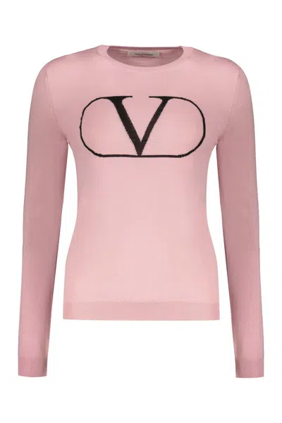 VALENTINO LONG SLEEVE CREWNECK SWEATER