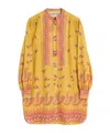 Valentino Printed Cotton Muslin Shirt Dress In Multi