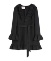 Valentino Long Sleeve Dress In Black