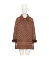 Valentino Long Sleeve Jacket In Brown