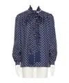 Valentino Long Sleeve Shirt In Blue