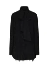 Valentino Long Sleeve Shirt In Black