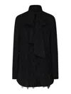 Valentino Long Sleeve Shirt In Black