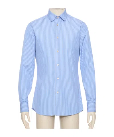 VALENTINO VALENTINO STRIPED BUTTON-UP SHIRT