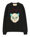 Valentino Garavani Sweater With Le Chat De La Maison Patch In Black