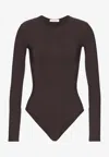 Valentino Long-sleeve Body In Brown
