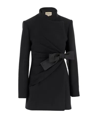 Valentino Long-sleeved Casual Jacket In Black