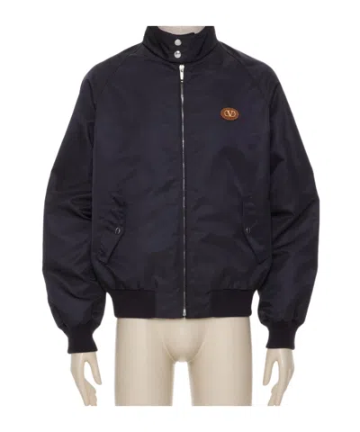 VALENTINO VALENTINO ZIP-UP HIGH NECK JACKET