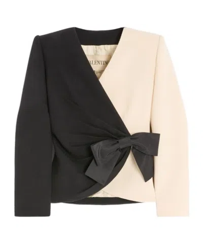Valentino Long-sleeved Casual Jacket In Multi