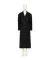 Valentino Long-sleeved Coat In Black