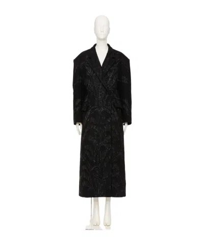 Valentino Sophisticated Virgin Wool Jacket With Classic Lapels For Women In Black