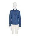 Valentino Casual Shirt With Chest Pockets And Epaulettes In Blue