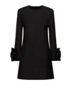 Valentino "double Compact Drill Mini Dress"