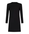Valentino Garavani Open Back Bow Mini Dress In Black