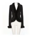 Valentino Long-sleeved Jacket In Black