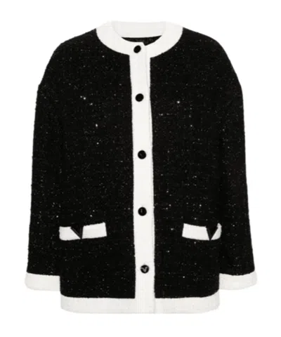 VALENTINO LONG-SLEEVED KNITTED CARDIGAN