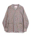 Valentino Pajama Shirt With "voyage Imaginaire" Print In Gray