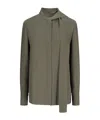 Valentino Long-sleeved Shirt In Green