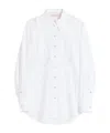 Valentino Garavani Cotton Popeline Shirt In White