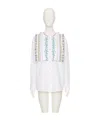 Valentino Long-sleeved Shirt In White