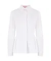 Valentino Slim-cut Long-sleeve Shirt In White